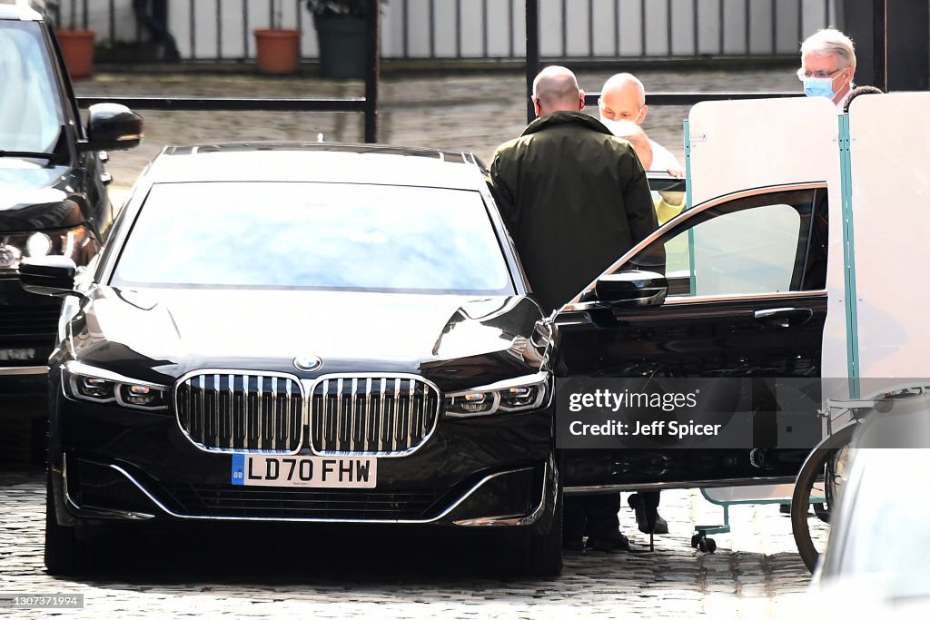 Prince Philip Departs King Edward VII's Hospital In London