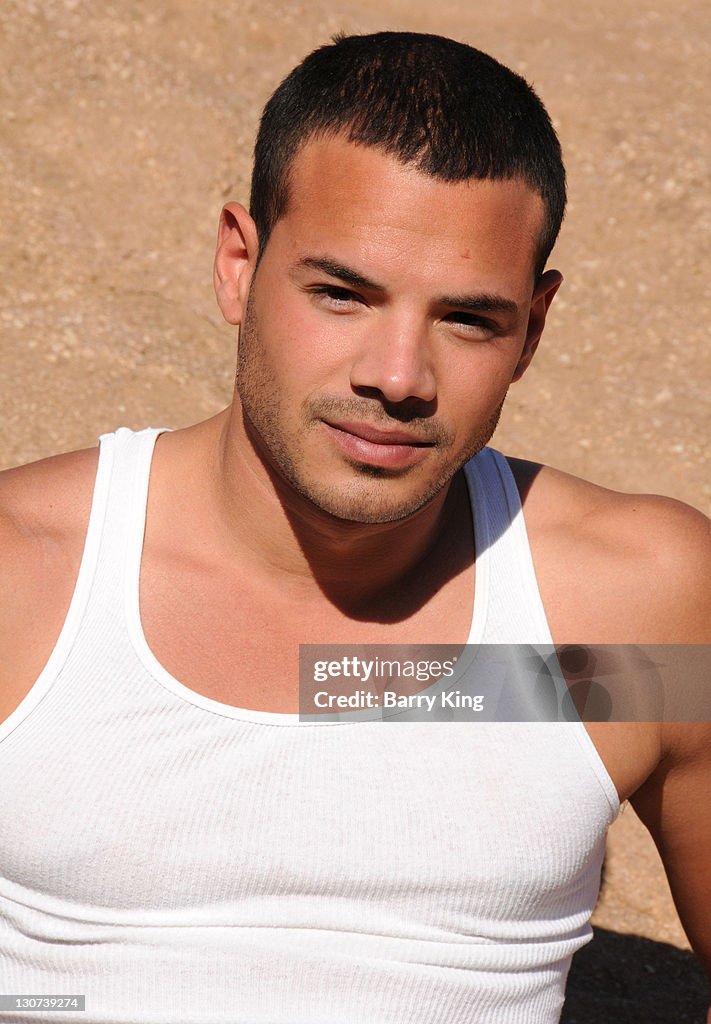 Acter Rene Actor Rene Rosado poses during a photo shoot on October 28, 2011 in ...