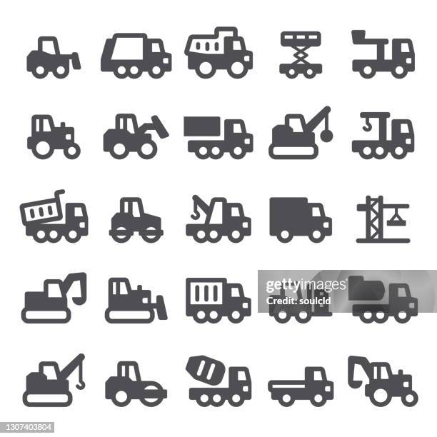 heavy equipment icons - wrecking ball stock illustrations