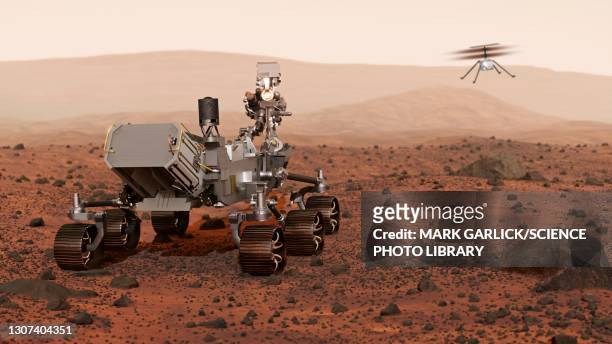 perseverance rover on mars - determination stock pictures, royalty-free photos & images