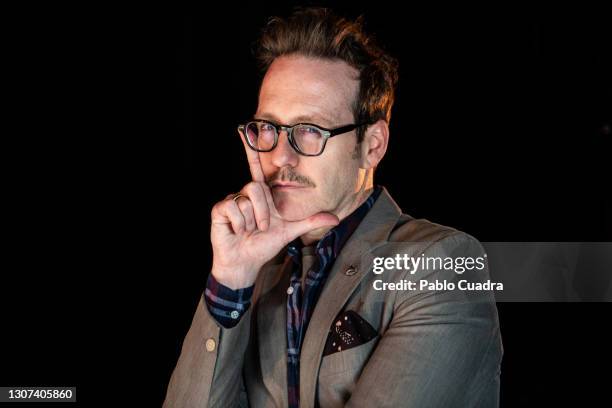Comedian Joaquin Reyes poses for a portrait session at la Latina theater on March 16, 2021 in Madrid, Spain.