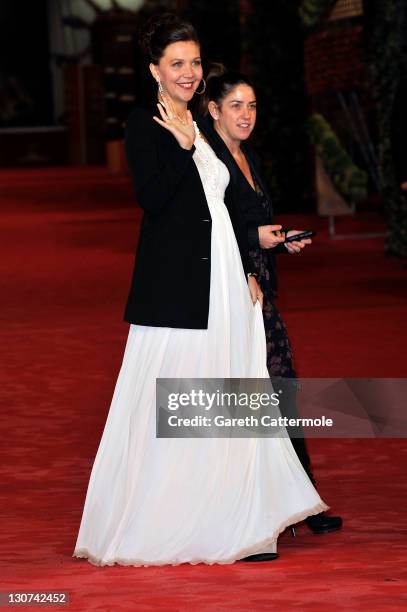 Actress Maggie Gyllenhaal attends the "Hysteria" Premiere during the 6th International Rome Film Festival on October 28, 2011 in Rome, Italy.