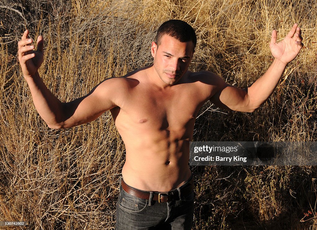 Actor Rene Rosado poses during a photo shoot on October 28, 2011 in