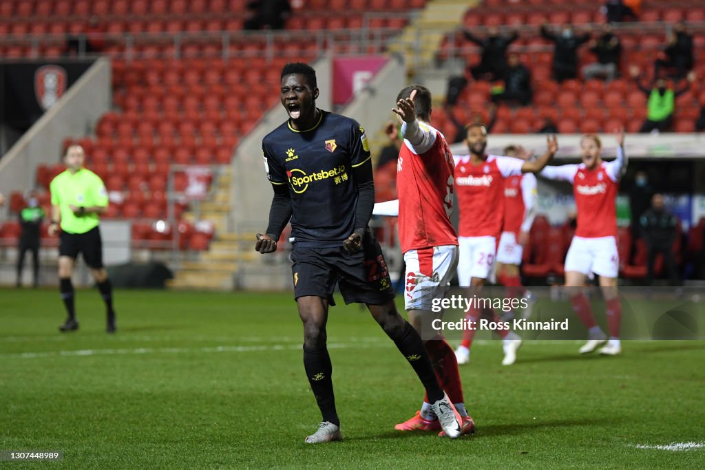 Rotherham United v Watford - Sky Bet Championship