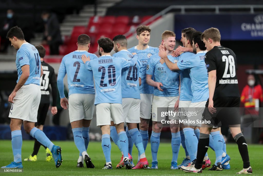 Manchester City v Borussia Moenchengladbach - UEFA Champions League Round Of 16 Leg Two