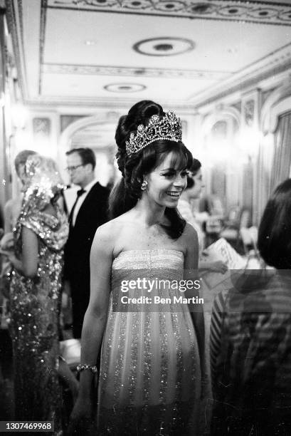 Glamour magazine editor Ellin Sadowsky wearing a gown by Shannon Rodgers inspired by Octavia in Antony and Cleopatra at the Shakespeare Ball at the...