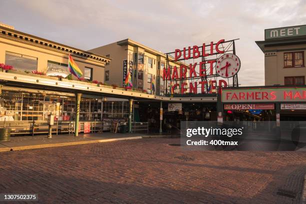 lgbt - pike place market stock pictures, royalty-free photos & images