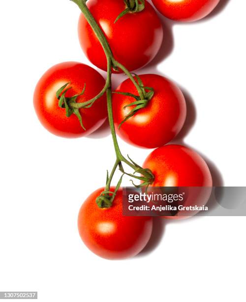 fresh ripe tomatoes - tomate freisteller stock-fotos und bilder