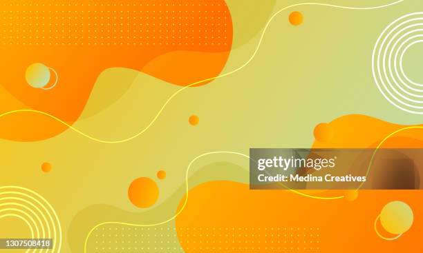 abstract gradient orange shade fluid shape background - meteor shower stock illustrations