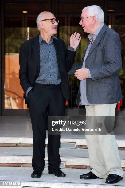 Terence Davies and Michael Nyman attend the 6th International Rome Film Festival at Auditorium Parco Della Musica on October 29, 2011 in Rome, Italy.