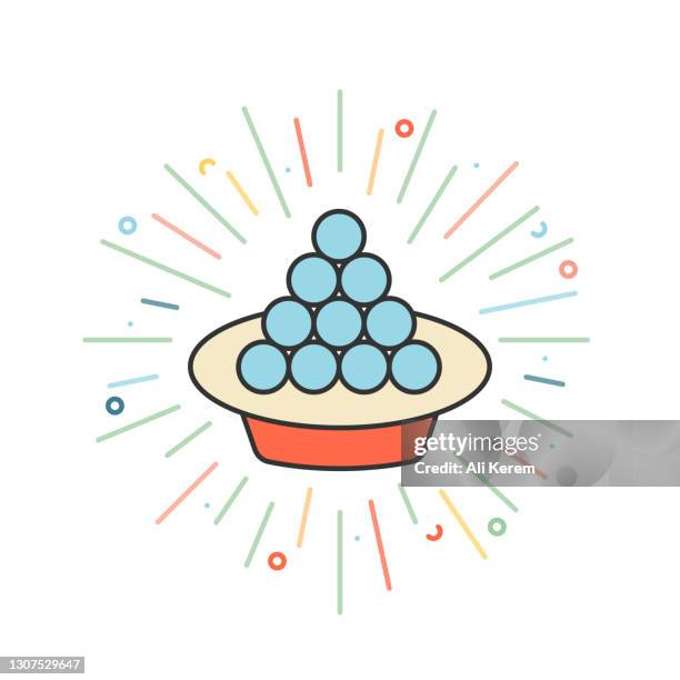 caviar line icon - caviar stock illustrations