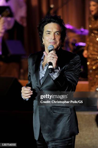 Groomsman Paul Stanley attends the wedding of Gene Simmons and Shannon Tweed at the Beverly Hills Hotel on October 1, 2011 in Los Angeles, California.