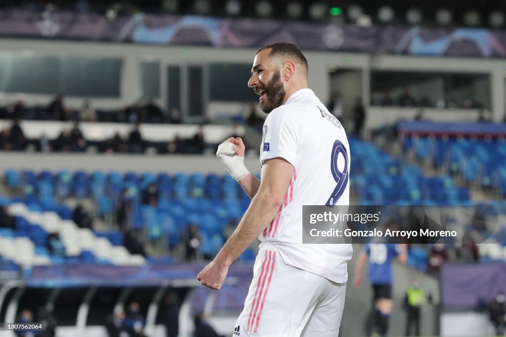 Real Madrid v Atalanta  - UEFA Champions League Round Of 16 Leg Two