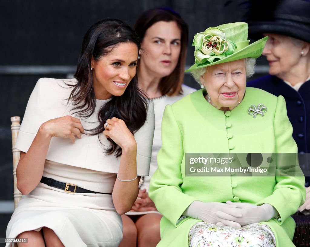 The Duchess Of Sussex Undertakes Her First Official Engagement With Queen Elizabeth II