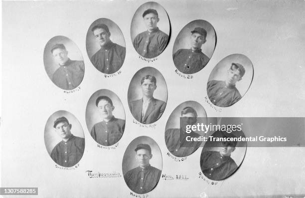 c. 1910 USA photo postcard Minnesota men's baseball teams c. 1910 USA photo postcard Minnesota men's baseball teams