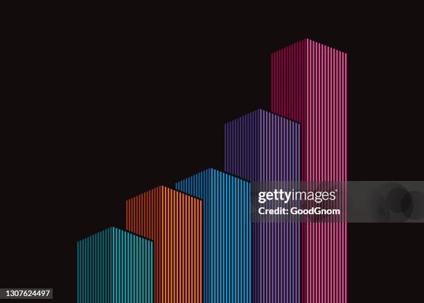 ilustraciones, imágenes clip art, dibujos animados e iconos de stock de gráfico creciente - columna arquitectónica