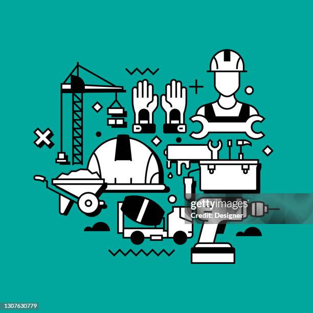 Safety Banners For Construction Site Photos and Premium High Res ...