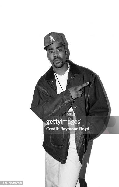 Rapper The D.O.C. Poses for photos backstage at The Arena in St. Louis, Missouri in December 1991.