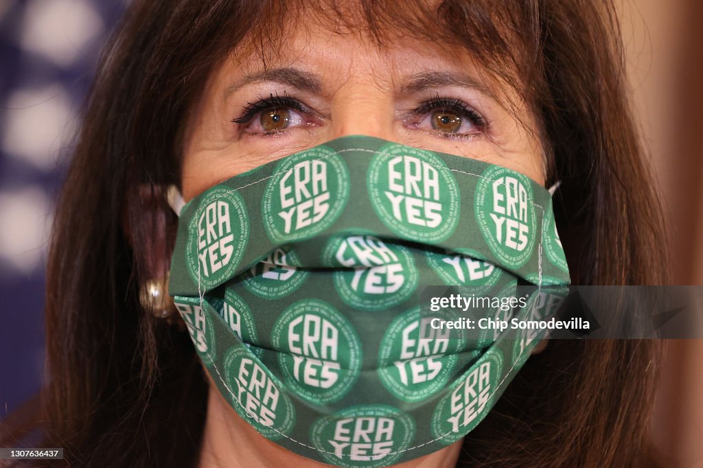 Rep. Jackie Speier, House Speaker Pelosi And Congressional Democrats Mark Vote On The Equal Rights Amendment Ratification