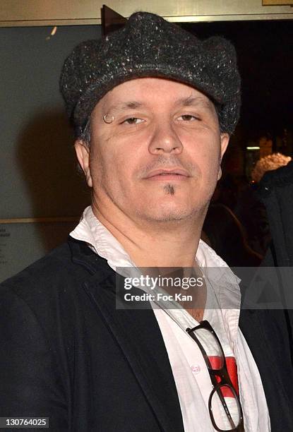 Director Olivier Dahan attends 'La Source Des Femmes' Paris Premiere at Theatre du Chatelet on October 24, 2011 Paris, France.