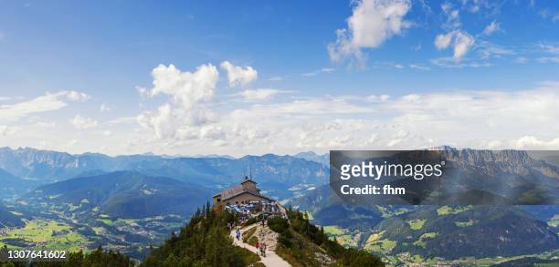 kehlstein and kehlsteinhaus (berchtesgaden/ bavaria, germany) - berchtesgaden national park bildbanksfoton och bilder