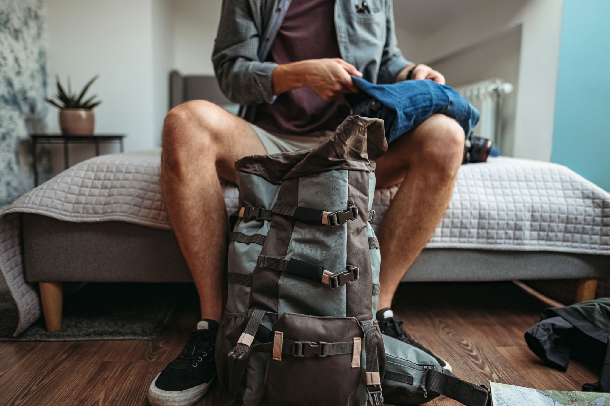 backpack packing