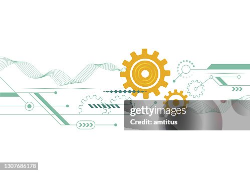 Moving Cogs Abstract High-Res Vector Graphic - Getty Images