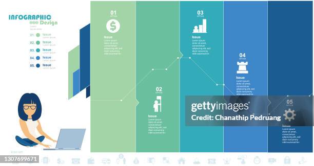 steps options elements infographic template for website, ui apps, business presentation. infographic template stock illustration abstract, architectural column, banner - sign, binary code - slide presentation vector stock illustrations