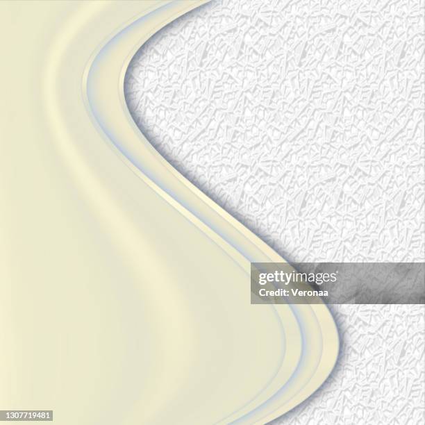 white rough abstract curve lines tech background. - empty plate white background stock illustrations