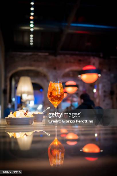 Snodo restaurant is seen during the opening of the exhibition called 'Cut a rug a round square' at OGR Officine Grandi Riparazioni on February 11,...