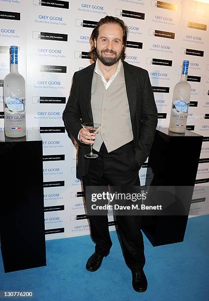 Alfie Boe attends the Grey Goose Winter Ball to benefit the Elton John AIDS Foundation at Battersea Evolution on October 29, 2011 in London, England.