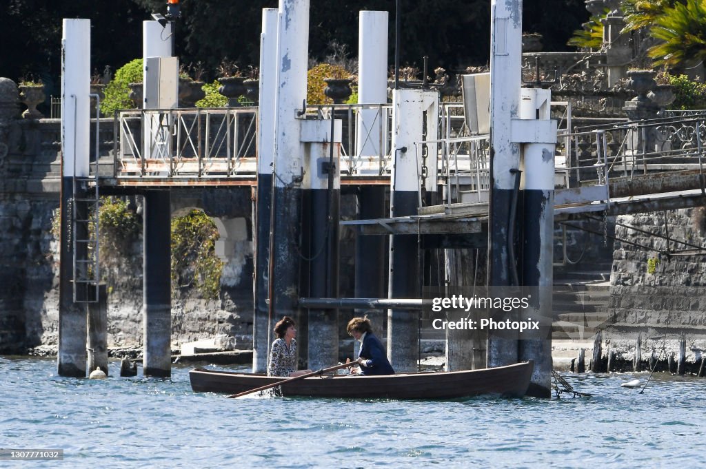 "House Of Gucci" Shooting In Como