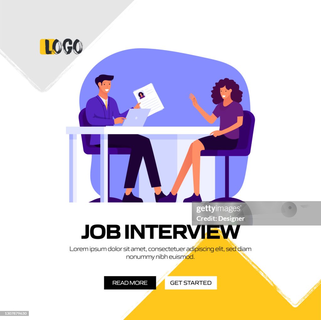 Interview Rounds Graphic Interview Vector