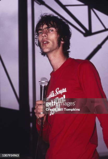 August 14: MANDATORY CREDIT Bill Tompkins/Getty Images Richard Ashcroft, lead singer of The Verve on August 14th, 1994 in New York City.