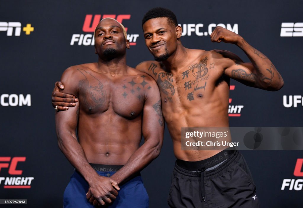 UFC Fight Night: Brunson v Holland Weigh-in