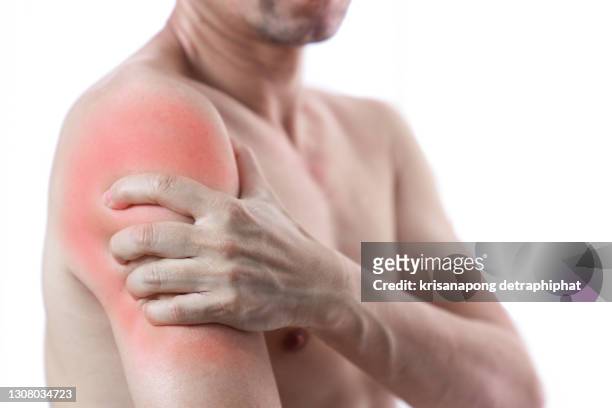 shoulder pain,arm pain - muscle cramps stock pictures, royalty-free photos & images