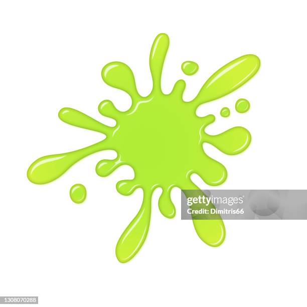 blob splash. slime isolated on white background. - slimy stock illustrations