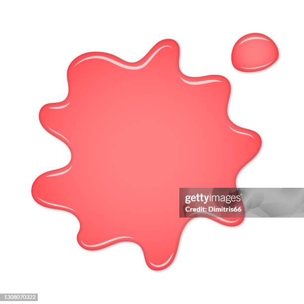 blob splash. slime isolated on white background. - syrup splash stock illustrations