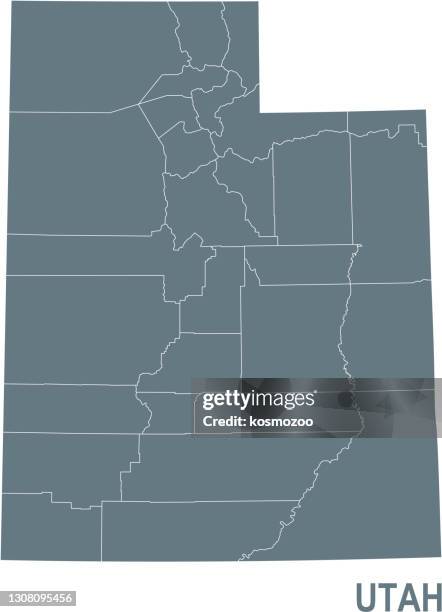 Ut Counties Utah Map Of Counties Photos and Premium High Res Pictures - Getty Images
