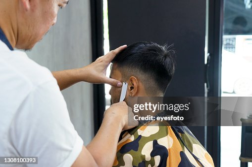 Fade Haircut Images – Browse 4,249 Stock Photos, Vectors, and Video