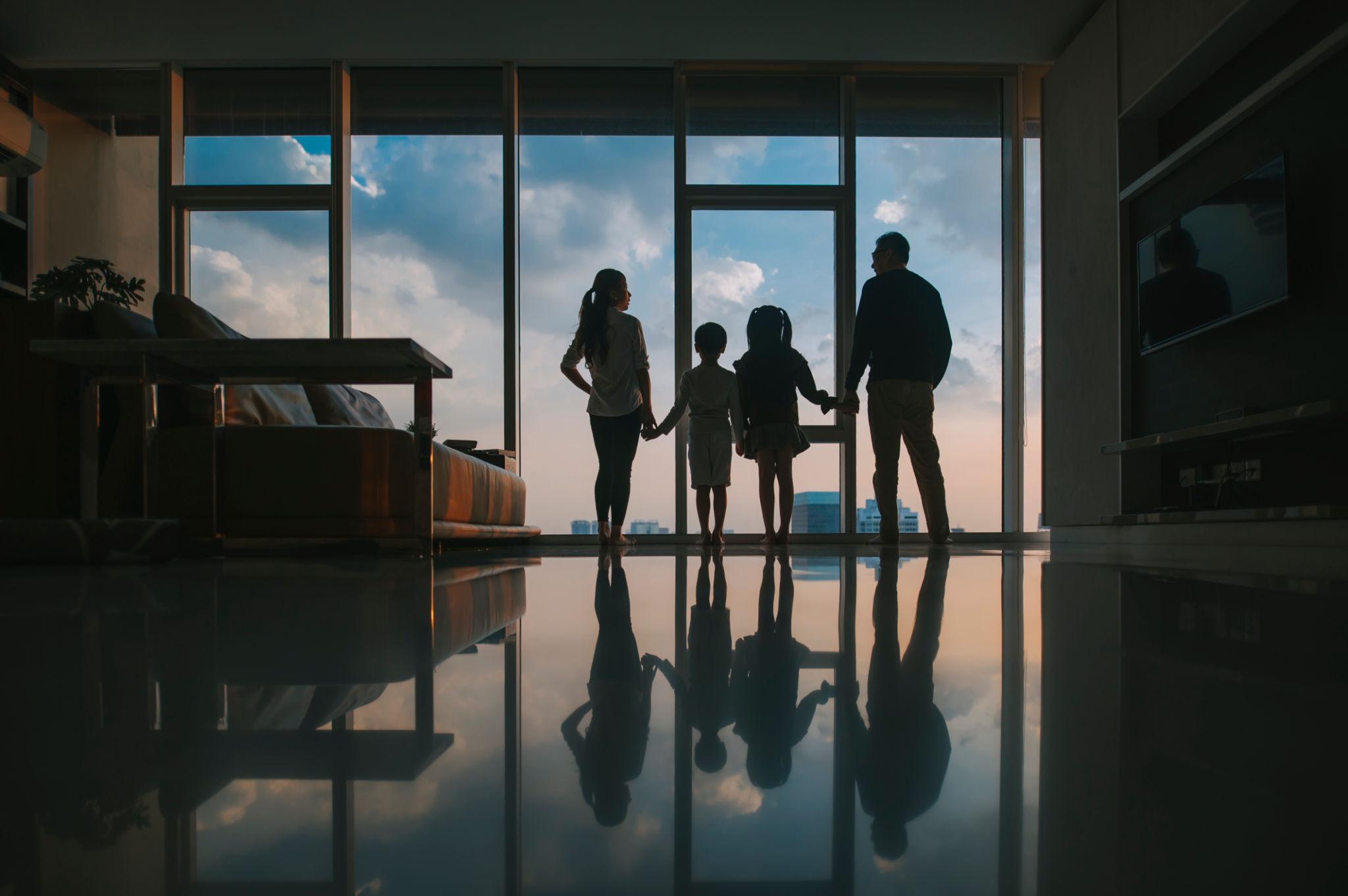 cityscape family
