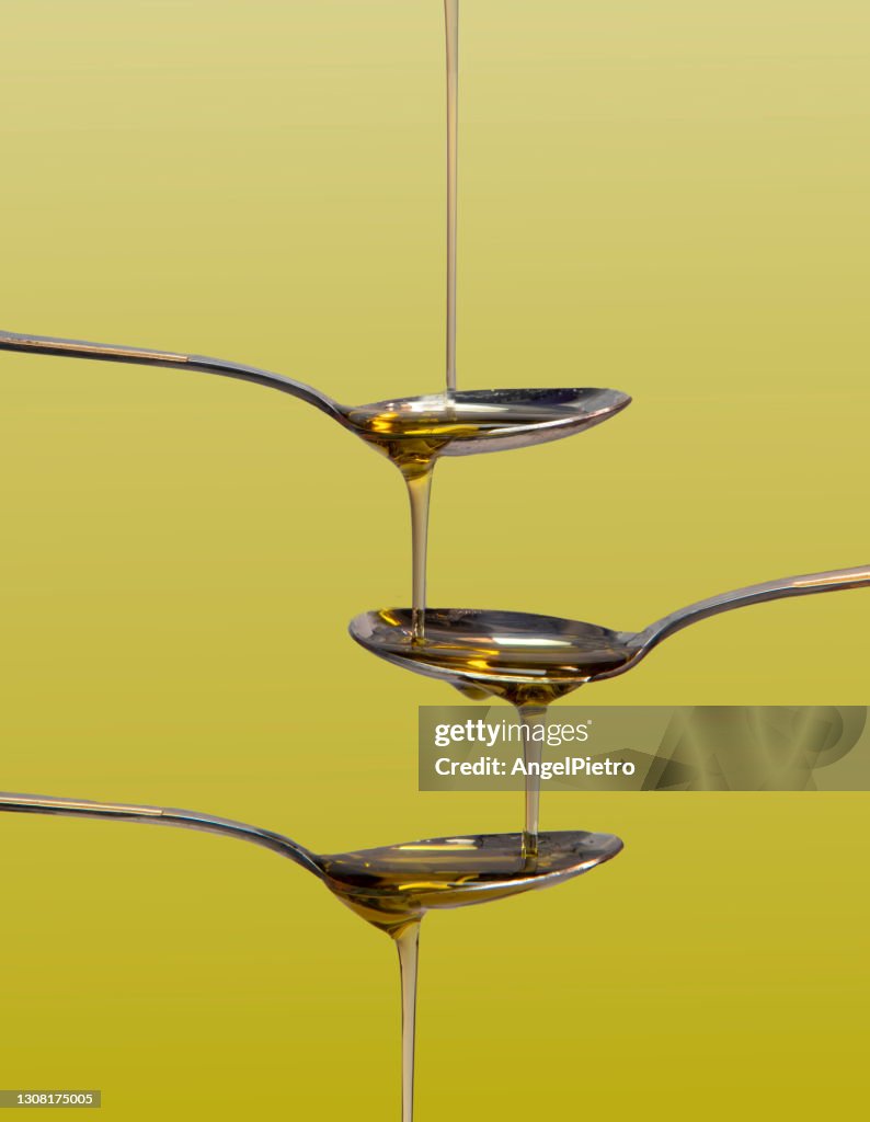 Multiple cascade of olive oil