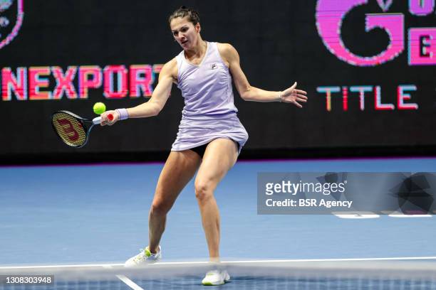 Margarita Gasparyan of Russia during her match against Daria Kasatkina of Russia during the finals of the 2021 St Petersburg Ladies Trophy, WTA 500...