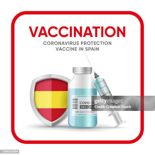 vaccination - coronavirus and flu vaccine set - boost your immune system stock illustrations