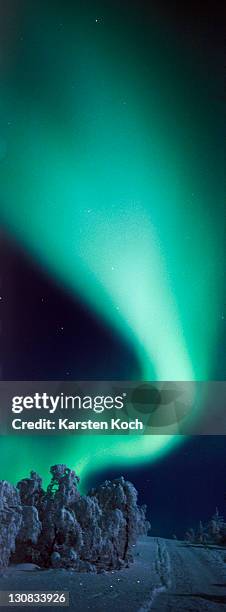 aurora borealis, lappland - lappen stock-fotos und bilder