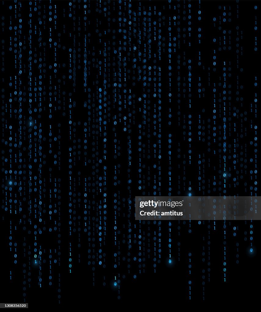 Blue Codes High-Res Vector Graphic - Getty Images