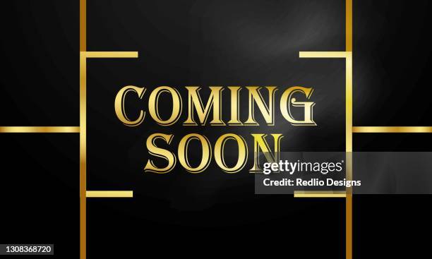 coming soon golden premium style background design - the variety club showbiz awards inside stock illustrations