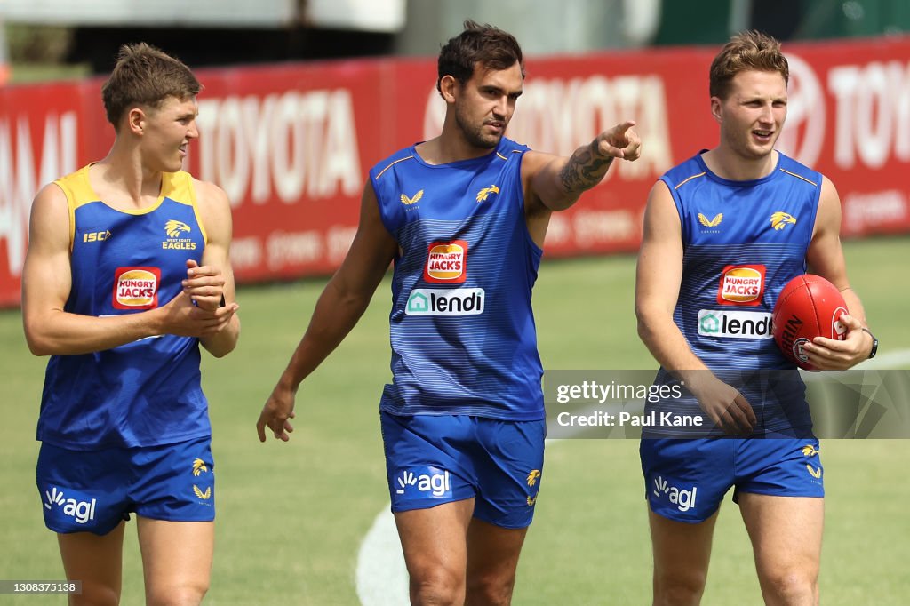 West Coast Eagles Training Session