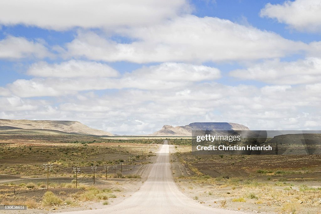 Gravelroad to the South of Namibia, Africa