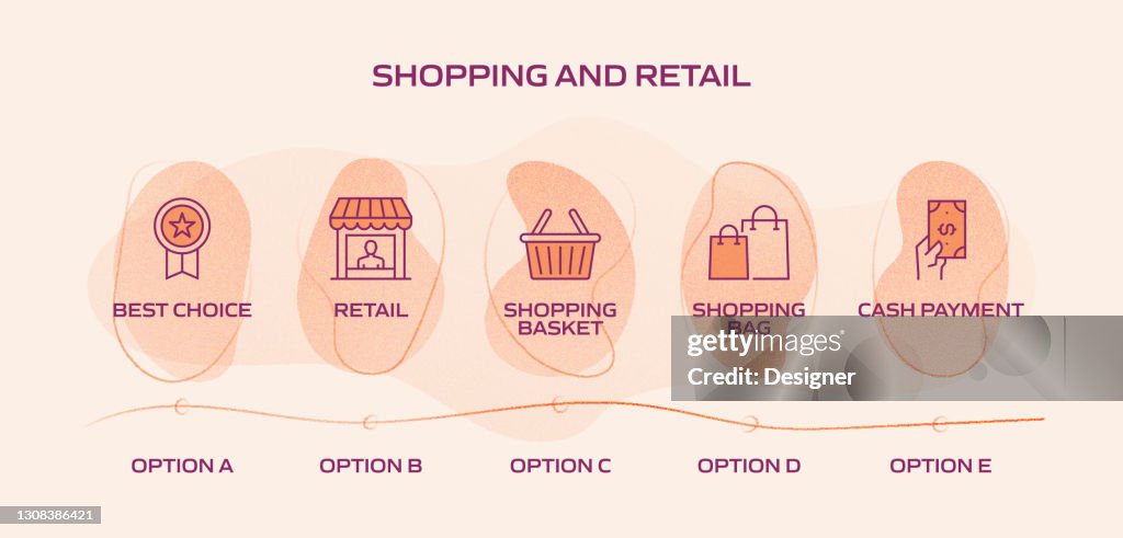 Retail Workflow Examples Shopping And Retail Related Process Infographic Template Process ...